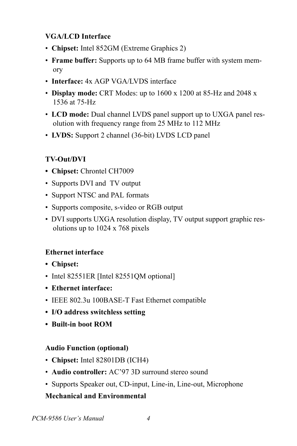 Intel M600 User Manual | Page 14 / 110