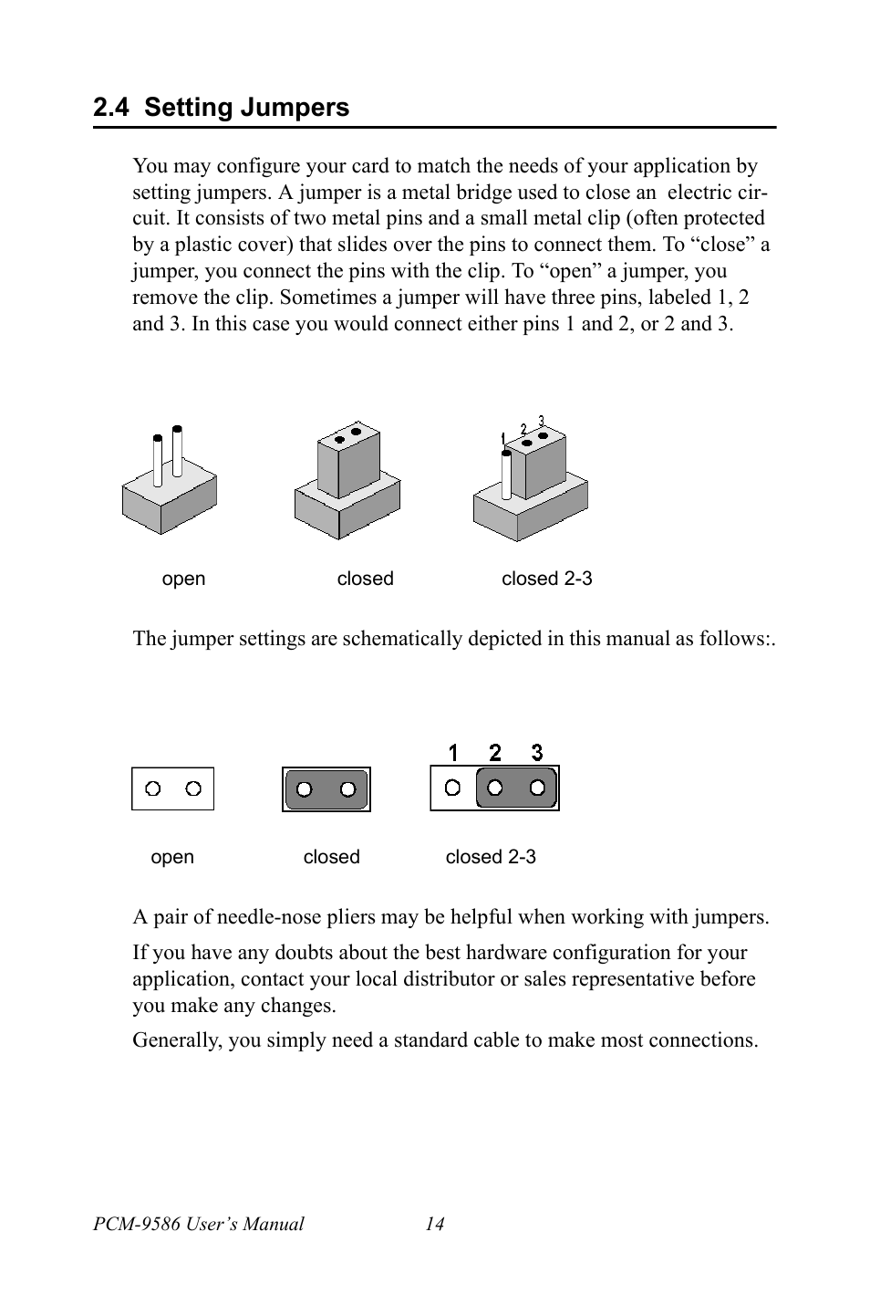 4 setting jumpers, Installing dimms | Intel M600 User Manual | Page 24 / 110