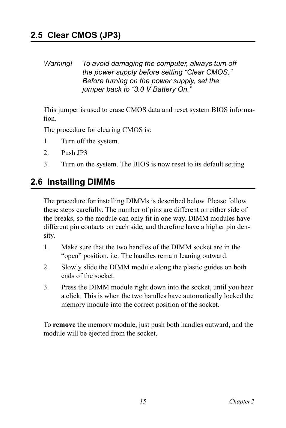 5 clear cmos (jp3), 6 installing dimms, Ide, cdrom hard drive connector (cn5, cn6) | Connecting the hard drive | Intel M600 User Manual | Page 25 / 110