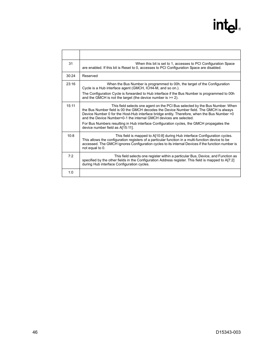 Intel D15343-003 User Manual | Page 46 / 166
