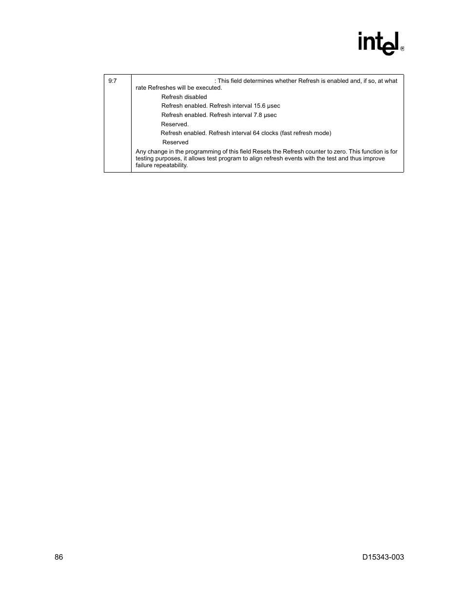 Intel D15343-003 User Manual | Page 86 / 166
