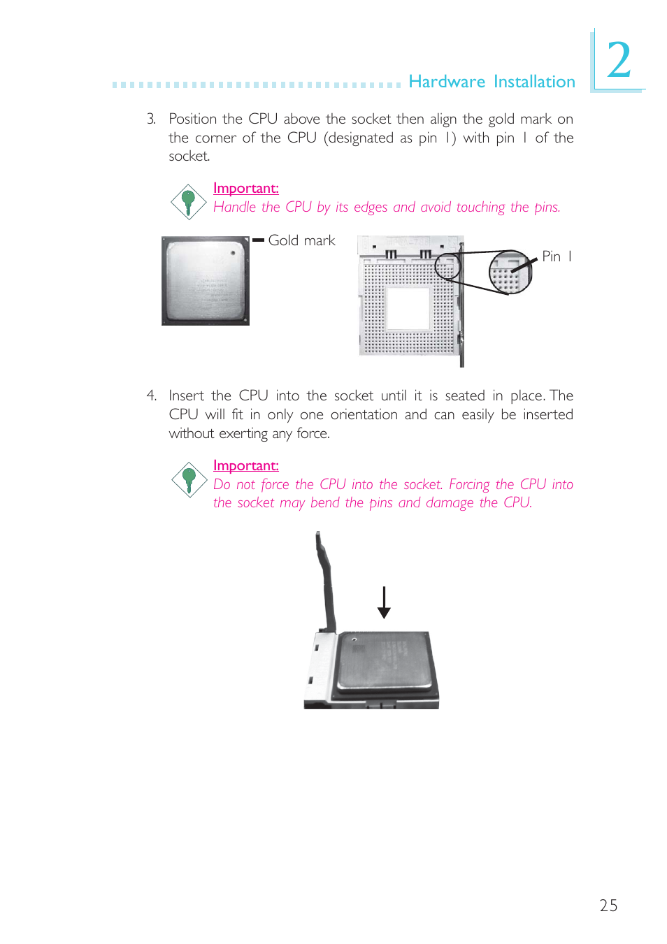 Intel System Board G4H875-B User Manual | Page 25 / 129