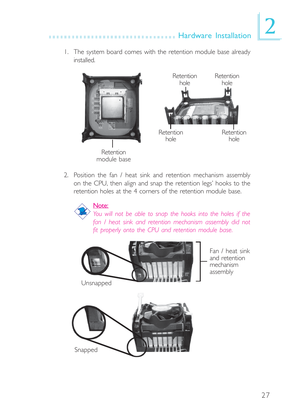 Intel System Board G4H875-B User Manual | Page 27 / 129