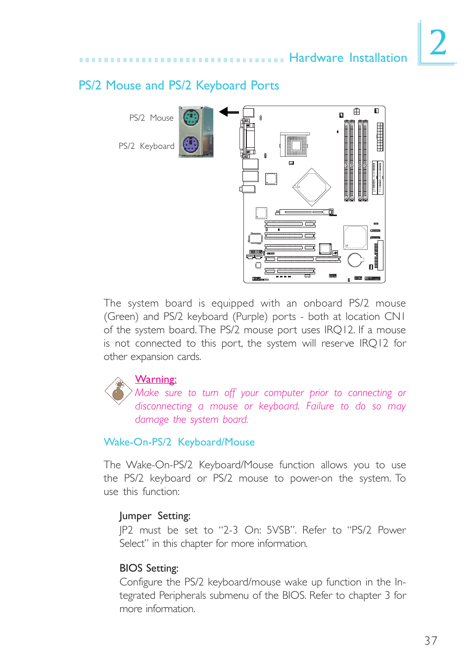 Intel System Board G4H875-B User Manual | Page 37 / 129