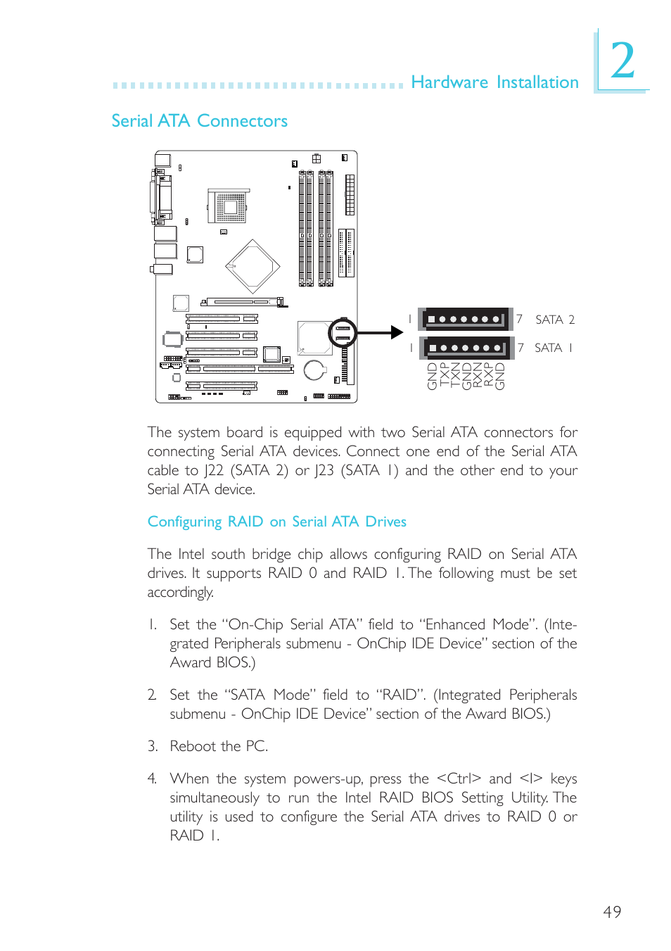 Intel System Board G4H875-B User Manual | Page 49 / 129