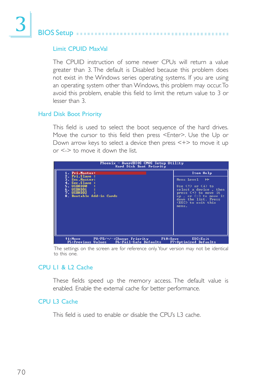 Intel System Board G4H875-B User Manual | Page 70 / 129