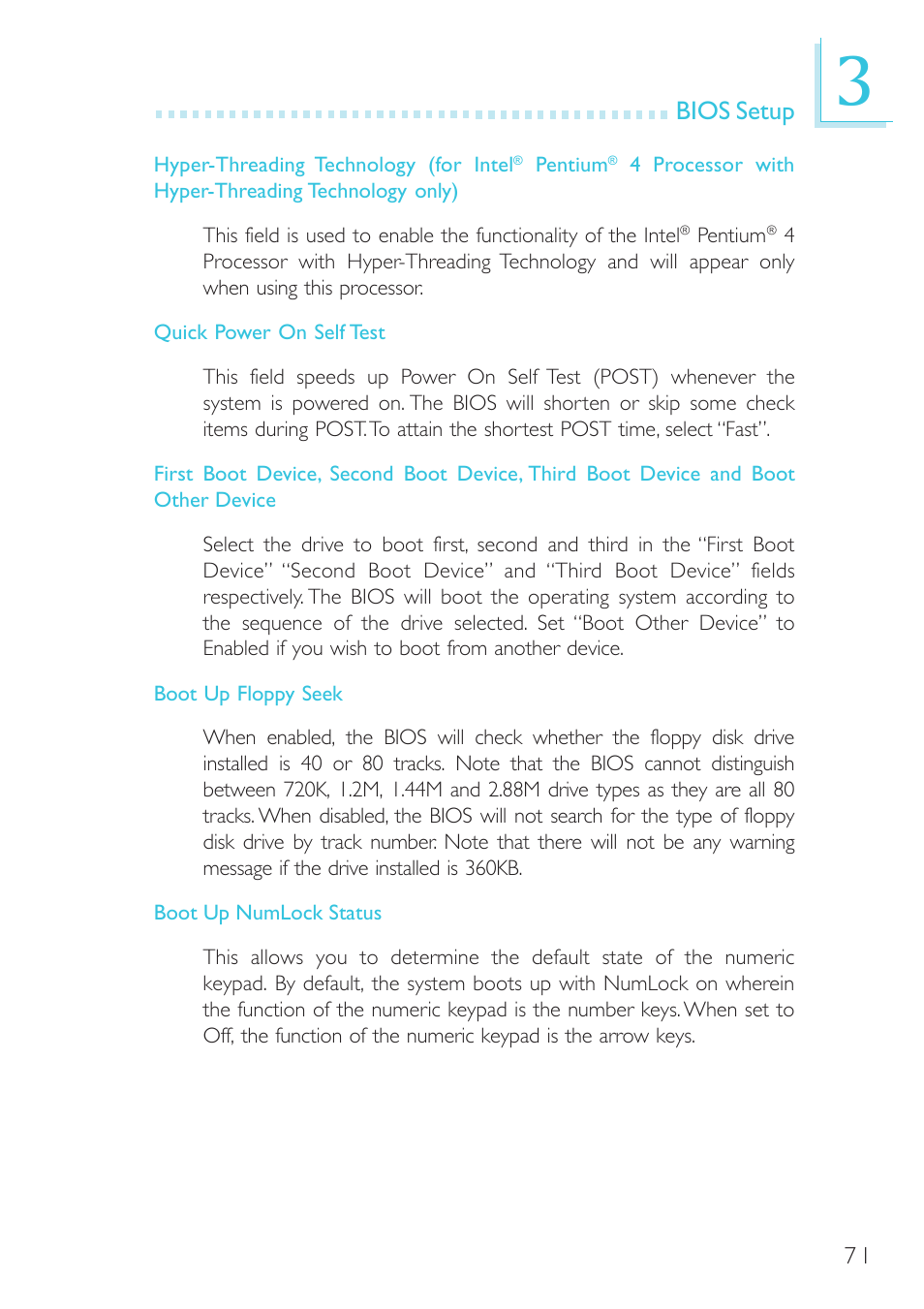 Intel System Board G4H875-B User Manual | Page 71 / 129