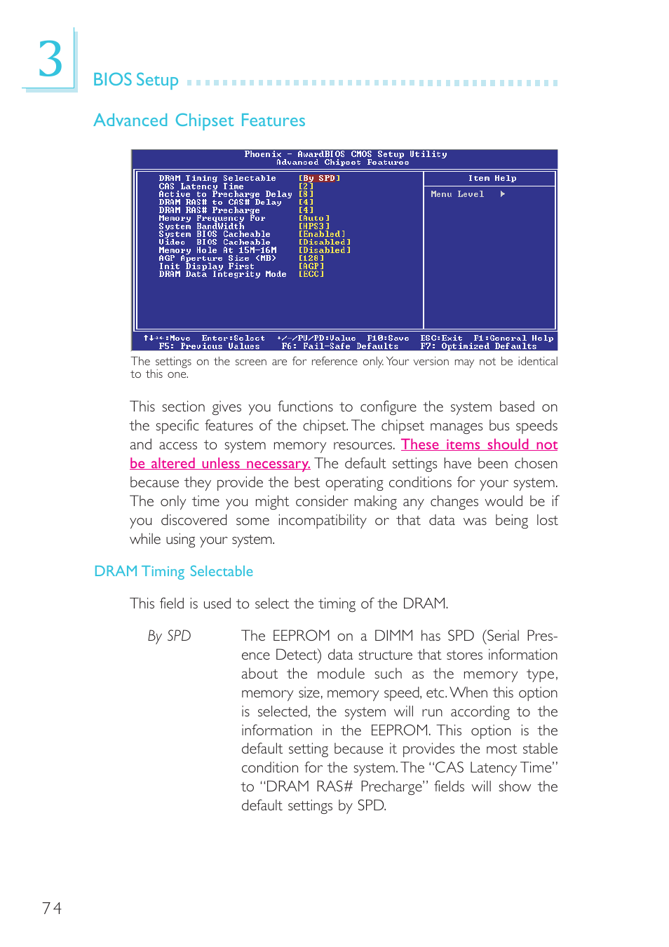 Intel System Board G4H875-B User Manual | Page 74 / 129