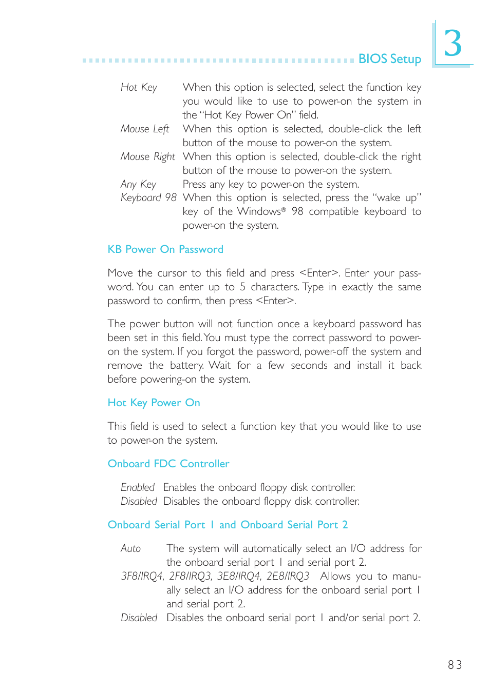 Intel System Board G4H875-B User Manual | Page 83 / 129