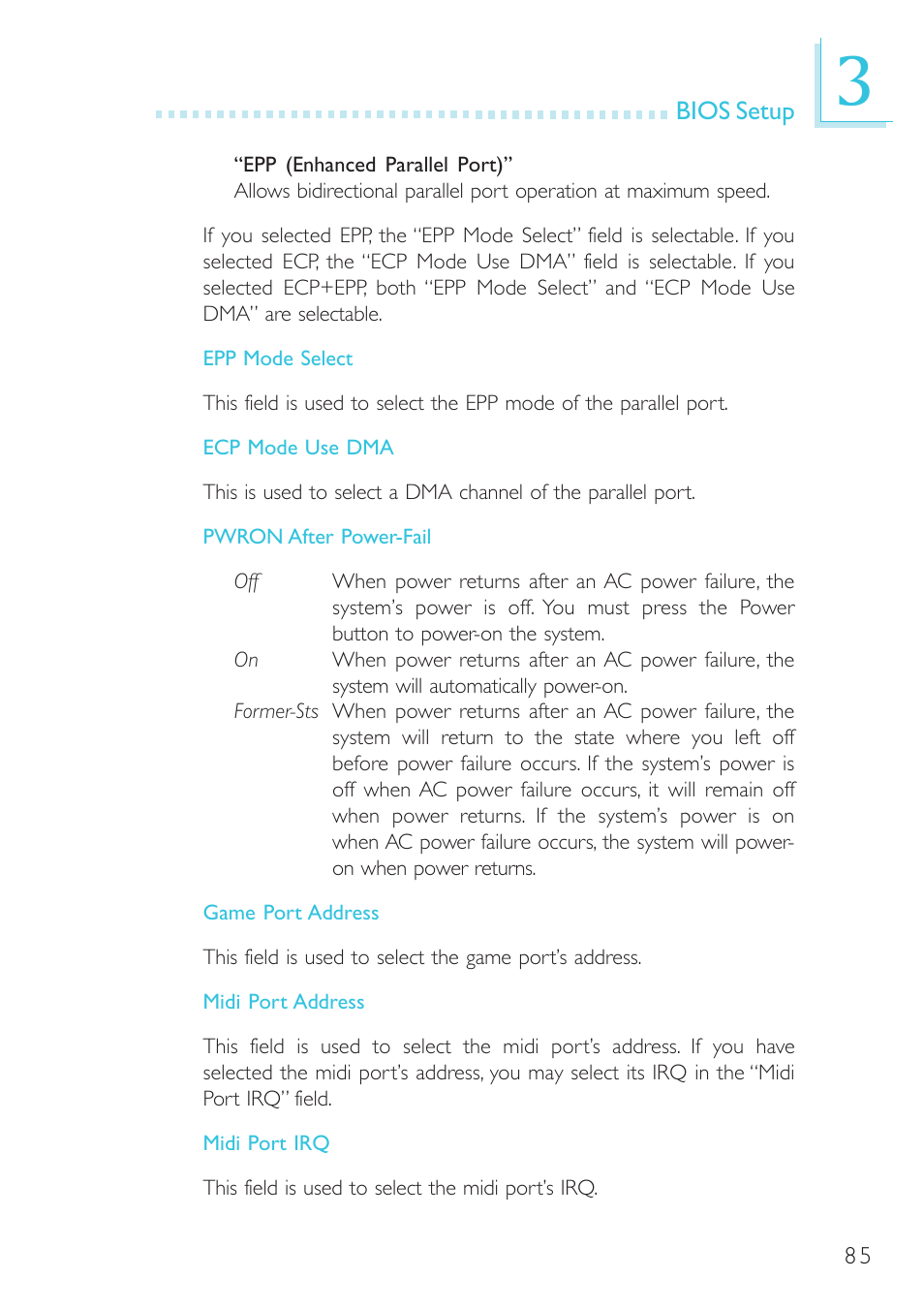 Intel System Board G4H875-B User Manual | Page 85 / 129