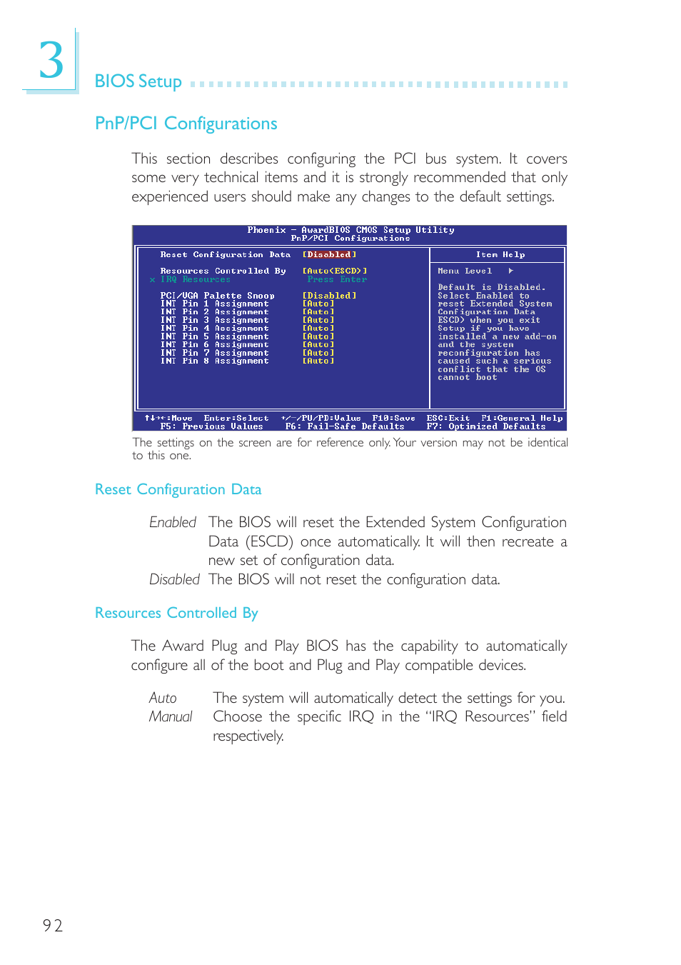 Intel System Board G4H875-B User Manual | Page 92 / 129