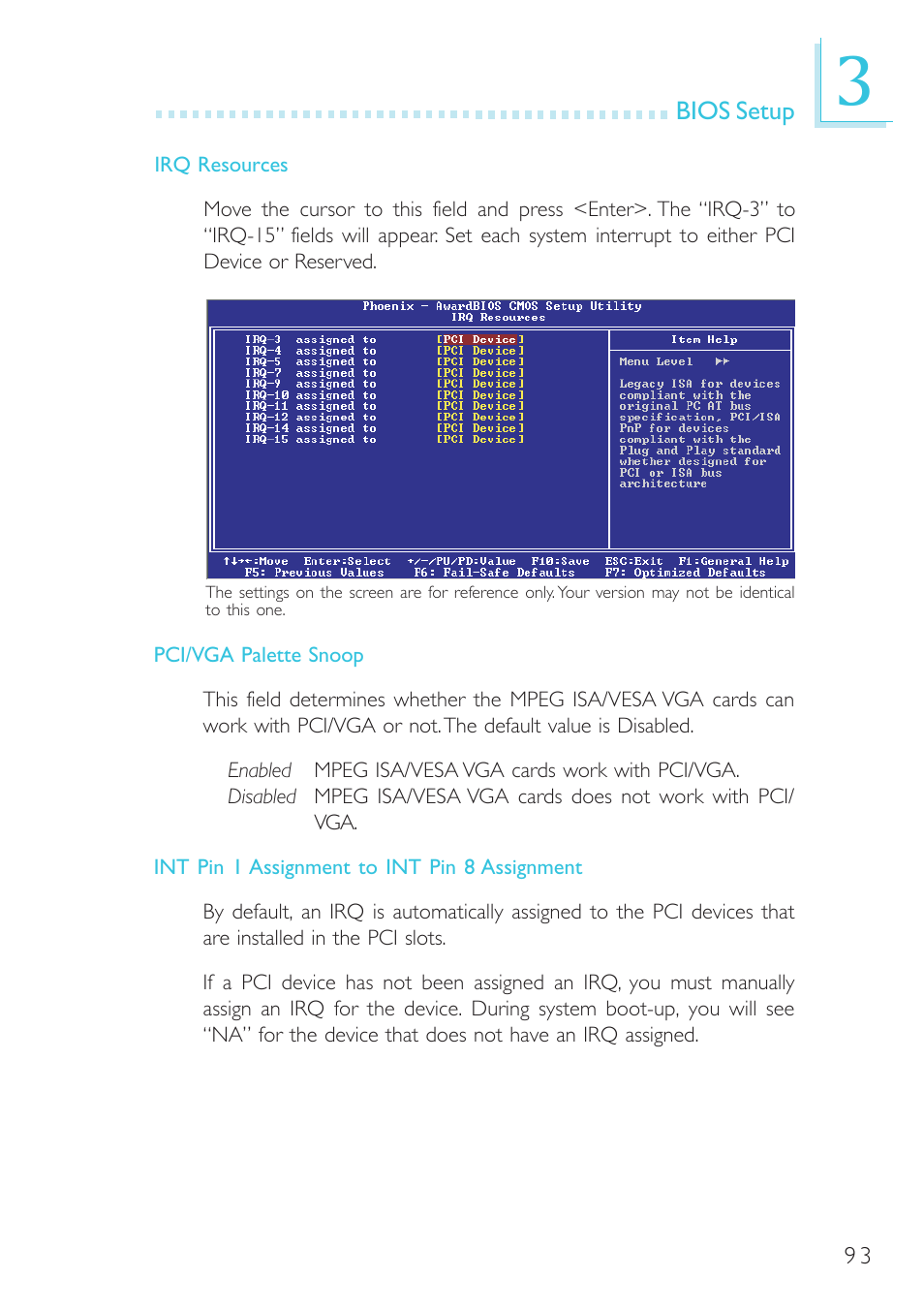 Intel System Board G4H875-B User Manual | Page 93 / 129