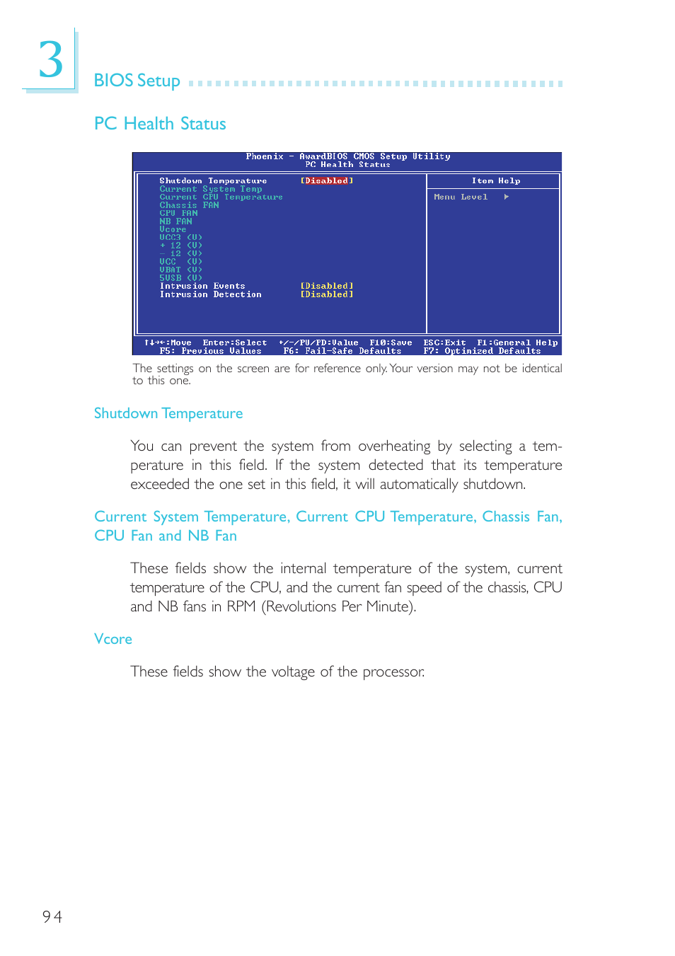 Intel System Board G4H875-B User Manual | Page 94 / 129
