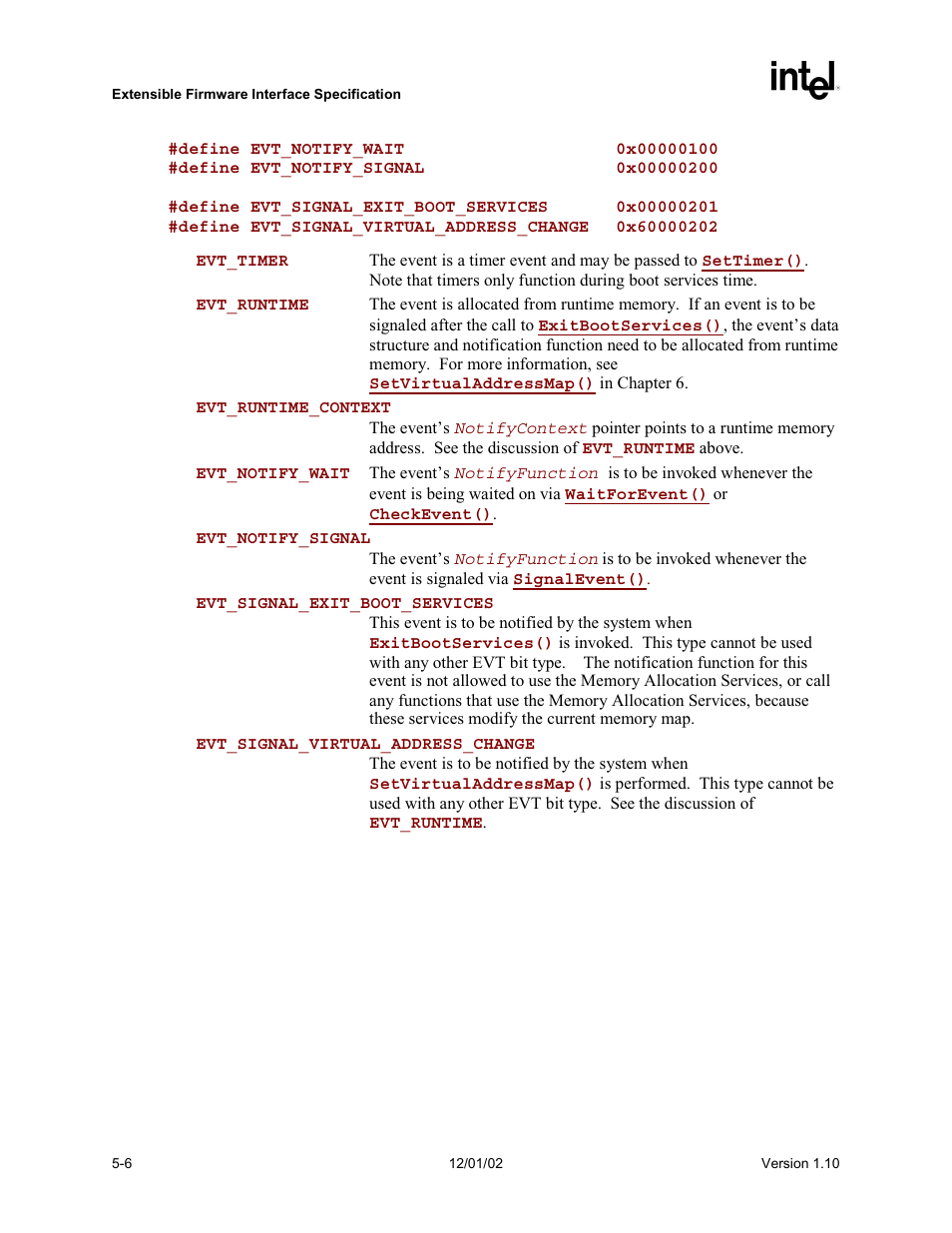 Intel Extensible Firmware Interface User Manual | Page 104 / 1084