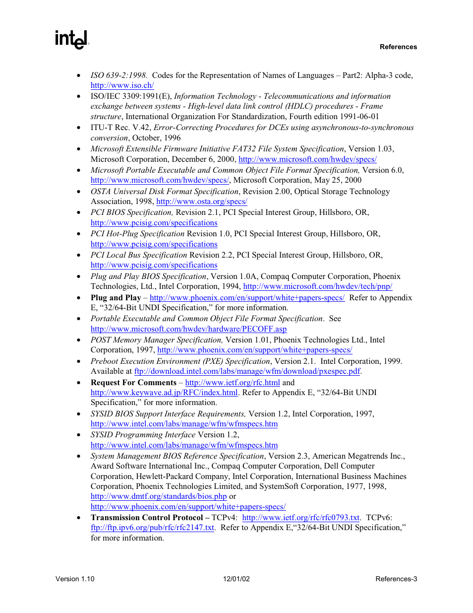 Intel Extensible Firmware Interface User Manual | Page 1045 / 1084