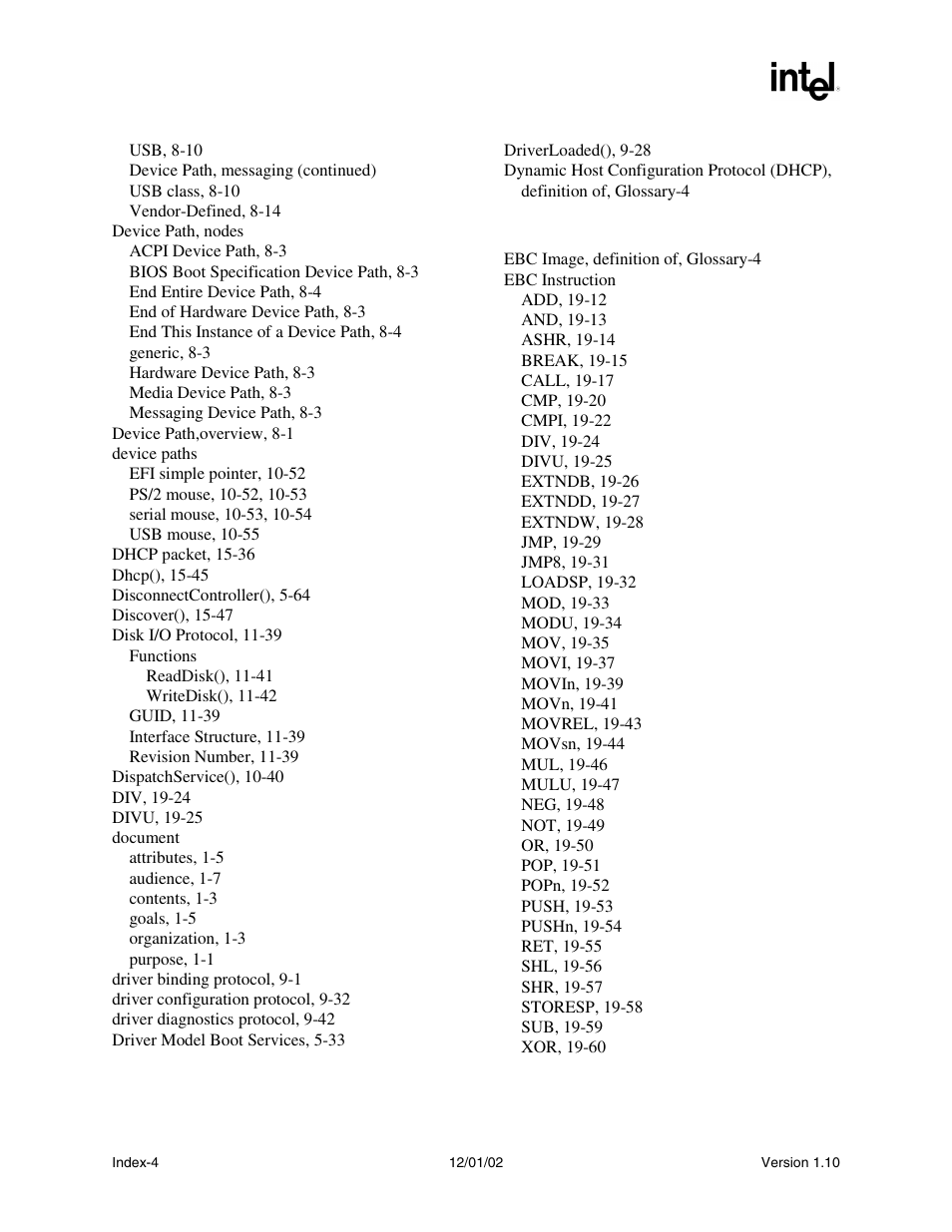 Intel Extensible Firmware Interface User Manual | Page 1070 / 1084