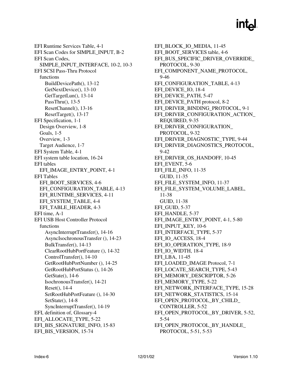 Intel Extensible Firmware Interface User Manual | Page 1072 / 1084