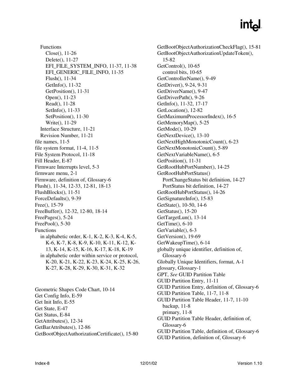Intel Extensible Firmware Interface User Manual | Page 1074 / 1084