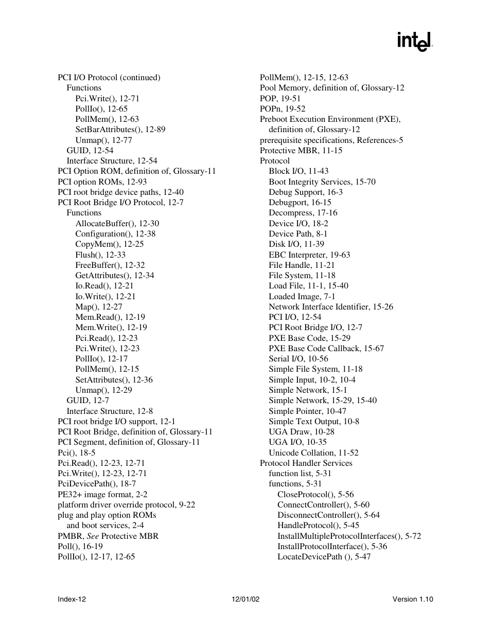 Intel Extensible Firmware Interface User Manual | Page 1078 / 1084