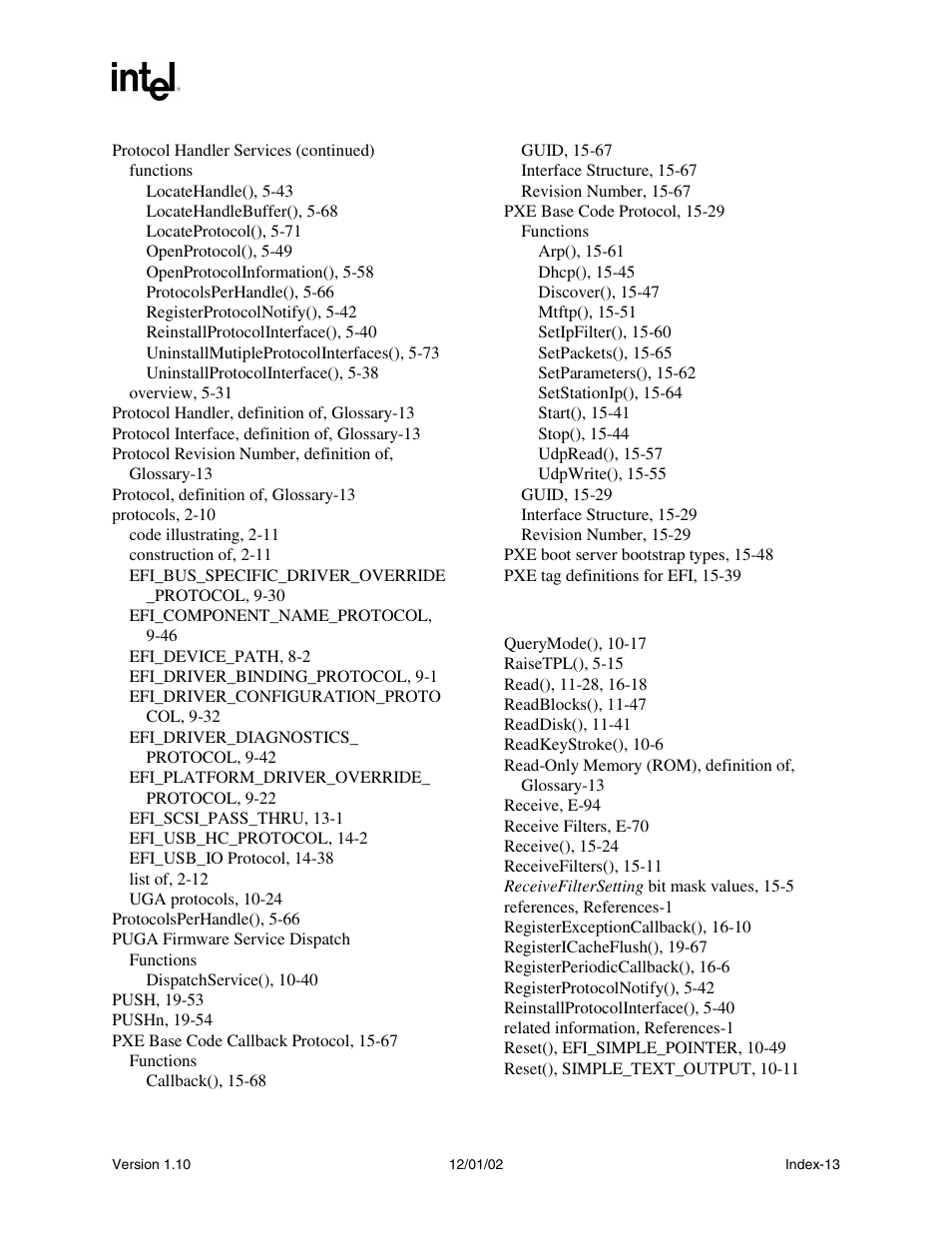Intel Extensible Firmware Interface User Manual | Page 1079 / 1084