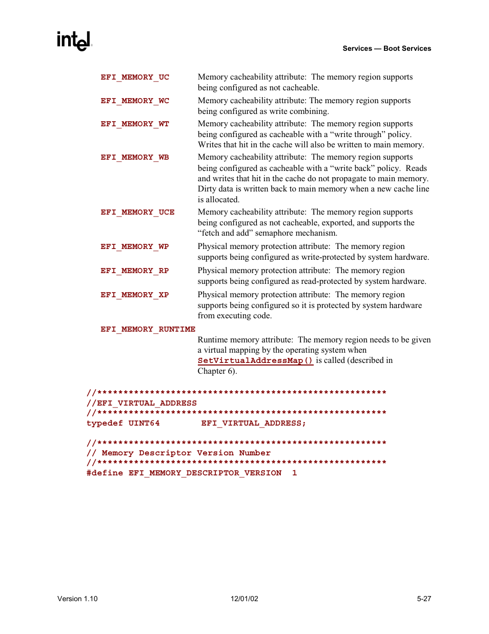 Intel Extensible Firmware Interface User Manual | Page 125 / 1084