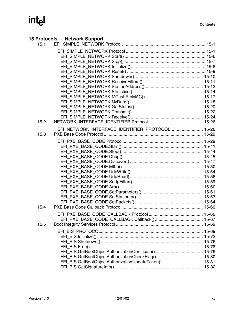 Intel Extensible Firmware Interface User Manual | Page 15 / 1084