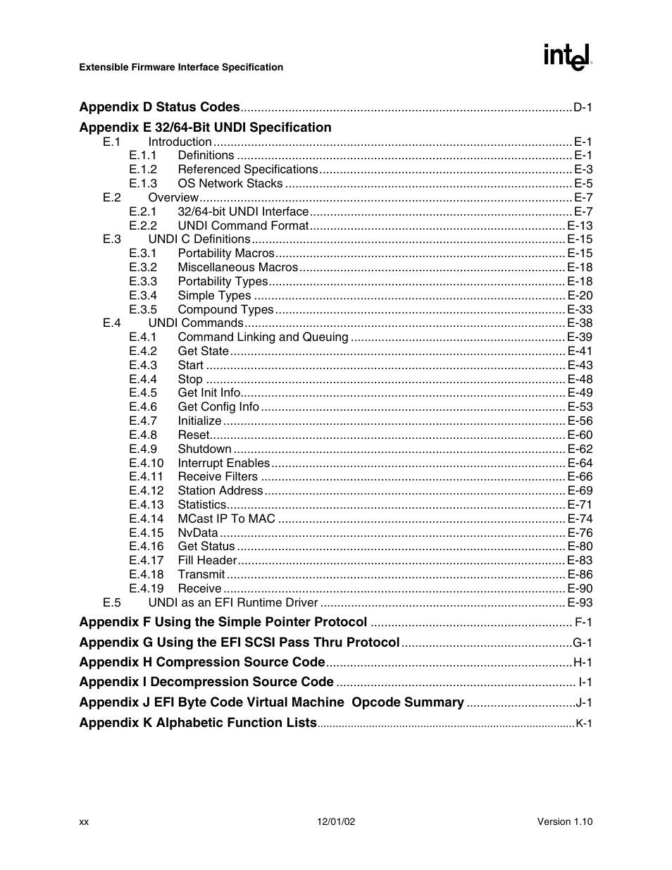 Intel Extensible Firmware Interface User Manual | Page 20 / 1084