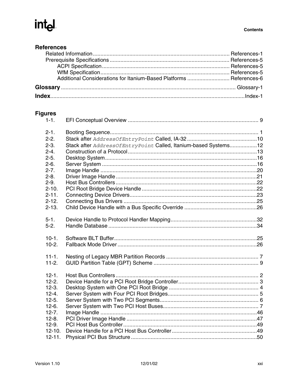 Intel Extensible Firmware Interface User Manual | Page 21 / 1084