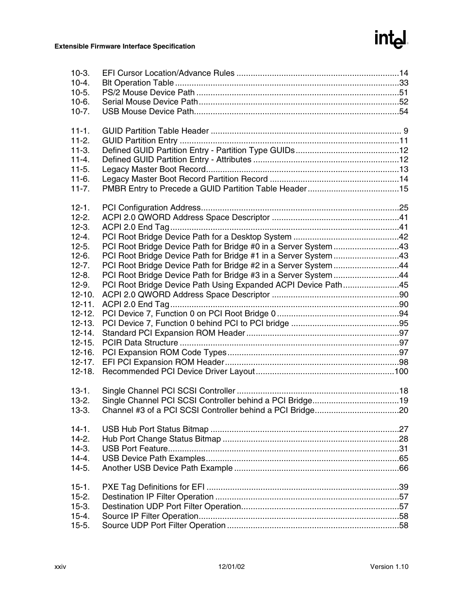 Intel Extensible Firmware Interface User Manual | Page 24 / 1084