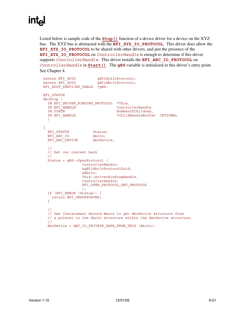 Intel Extensible Firmware Interface User Manual | Page 263 / 1084