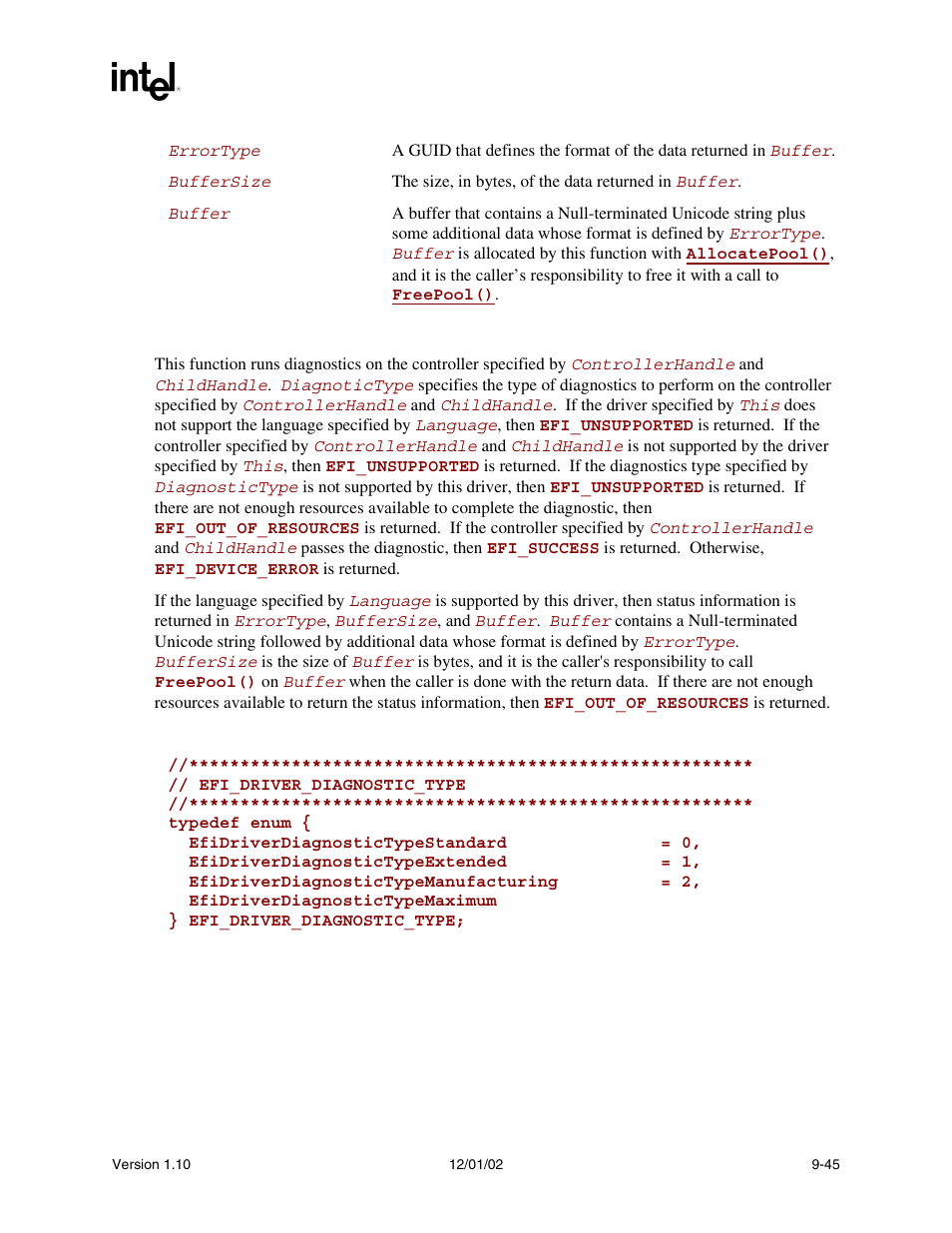 Intel Extensible Firmware Interface User Manual | Page 287 / 1084