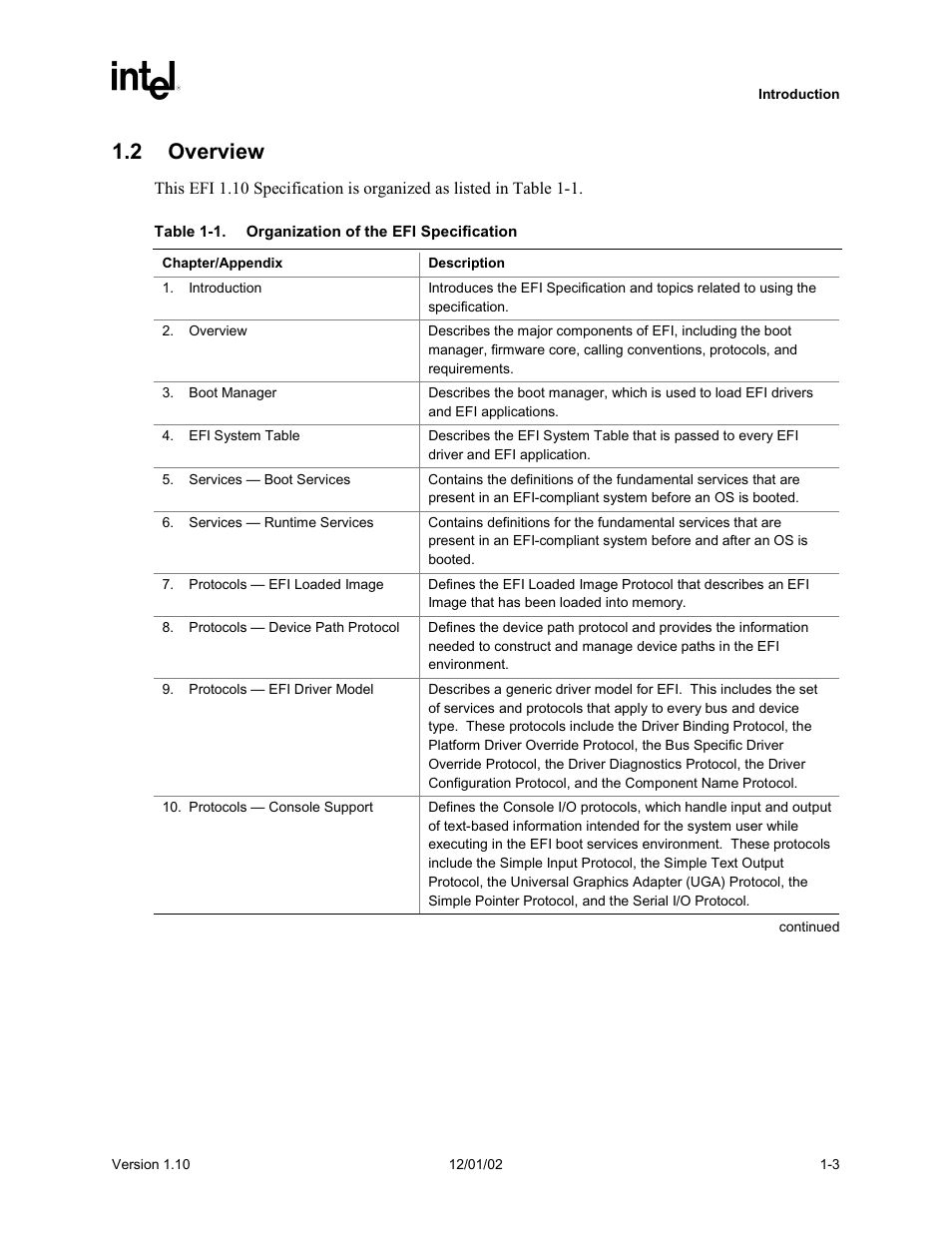 2 overview | Intel Extensible Firmware Interface User Manual | Page 29 / 1084