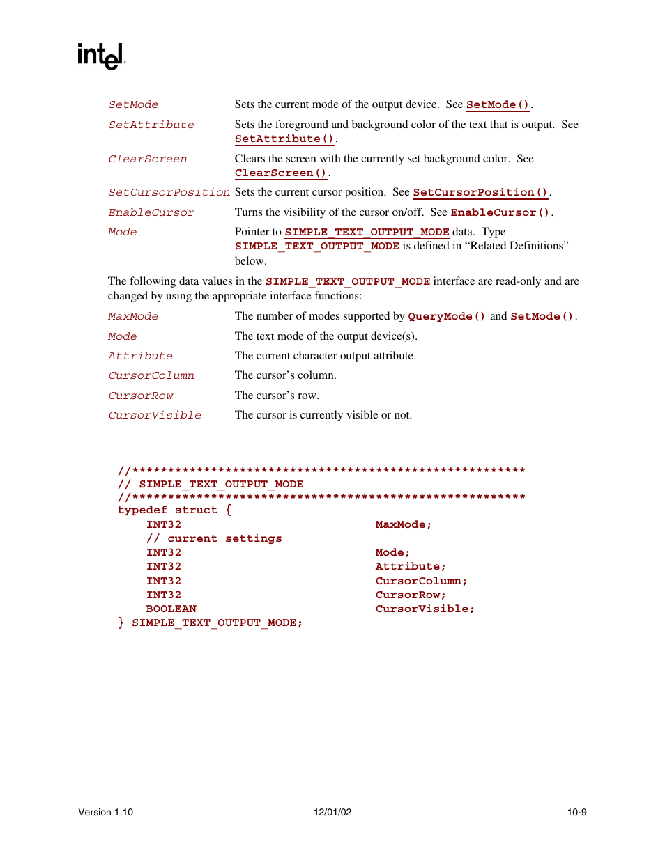 Intel Extensible Firmware Interface User Manual | Page 303 / 1084