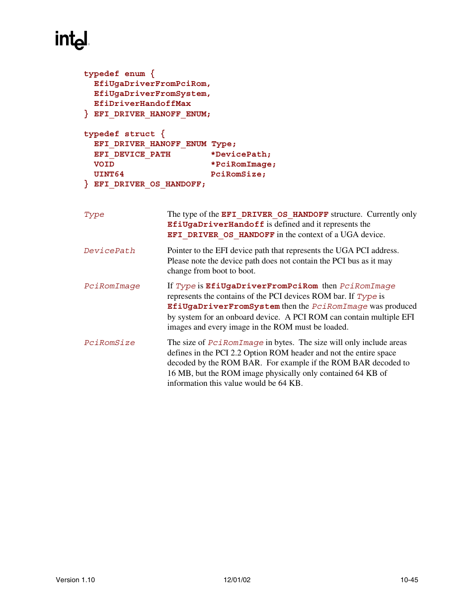 Intel Extensible Firmware Interface User Manual | Page 339 / 1084