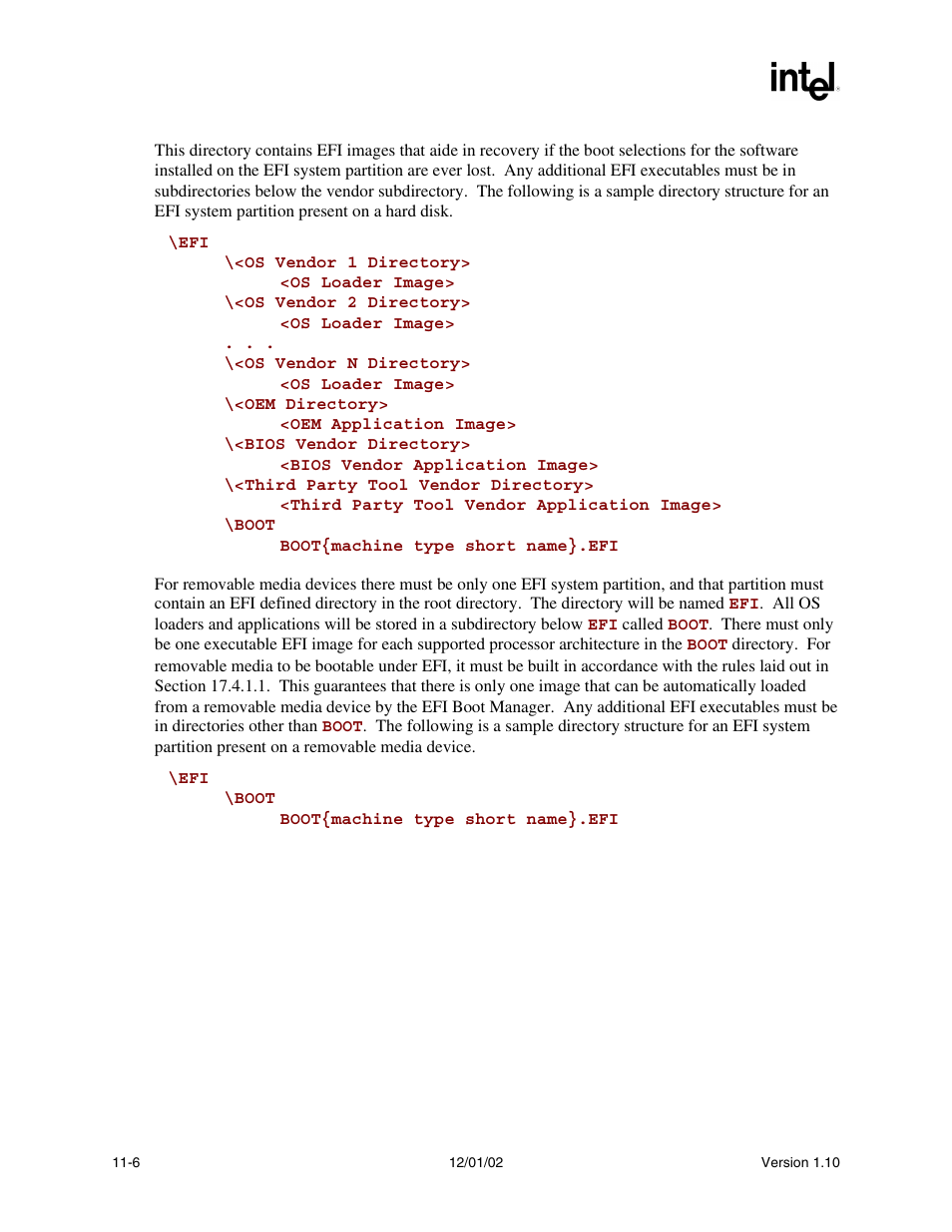 Intel Extensible Firmware Interface User Manual | Page 366 / 1084