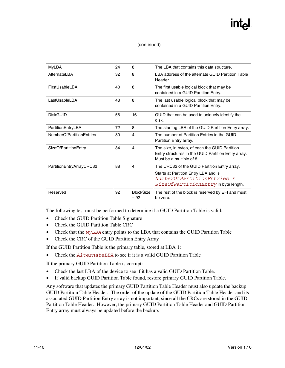 Intel Extensible Firmware Interface User Manual | Page 370 / 1084