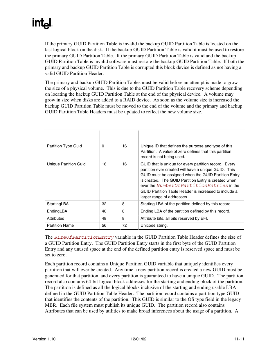 Intel Extensible Firmware Interface User Manual | Page 371 / 1084