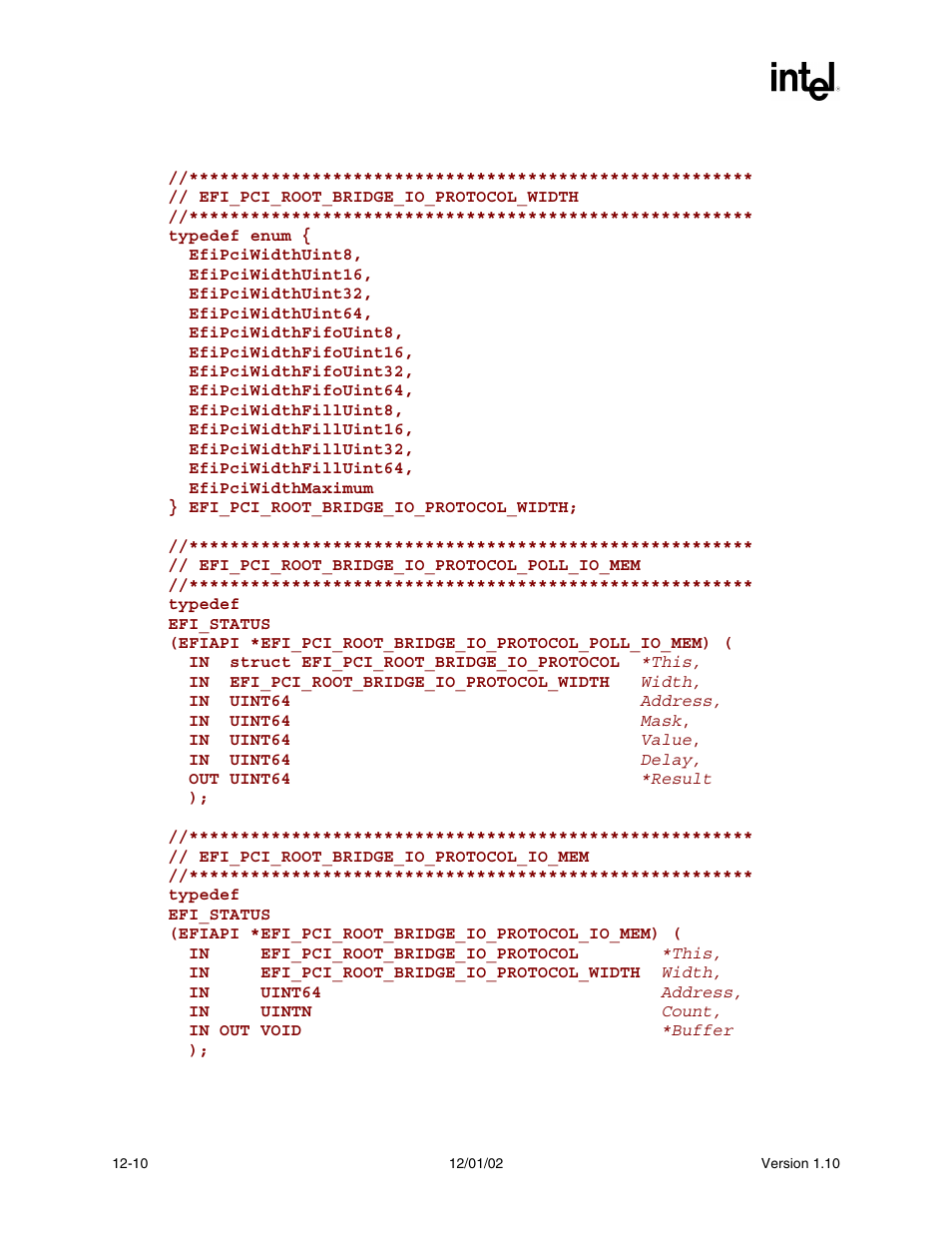 Related definitions | Intel Extensible Firmware Interface User Manual | Page 428 / 1084