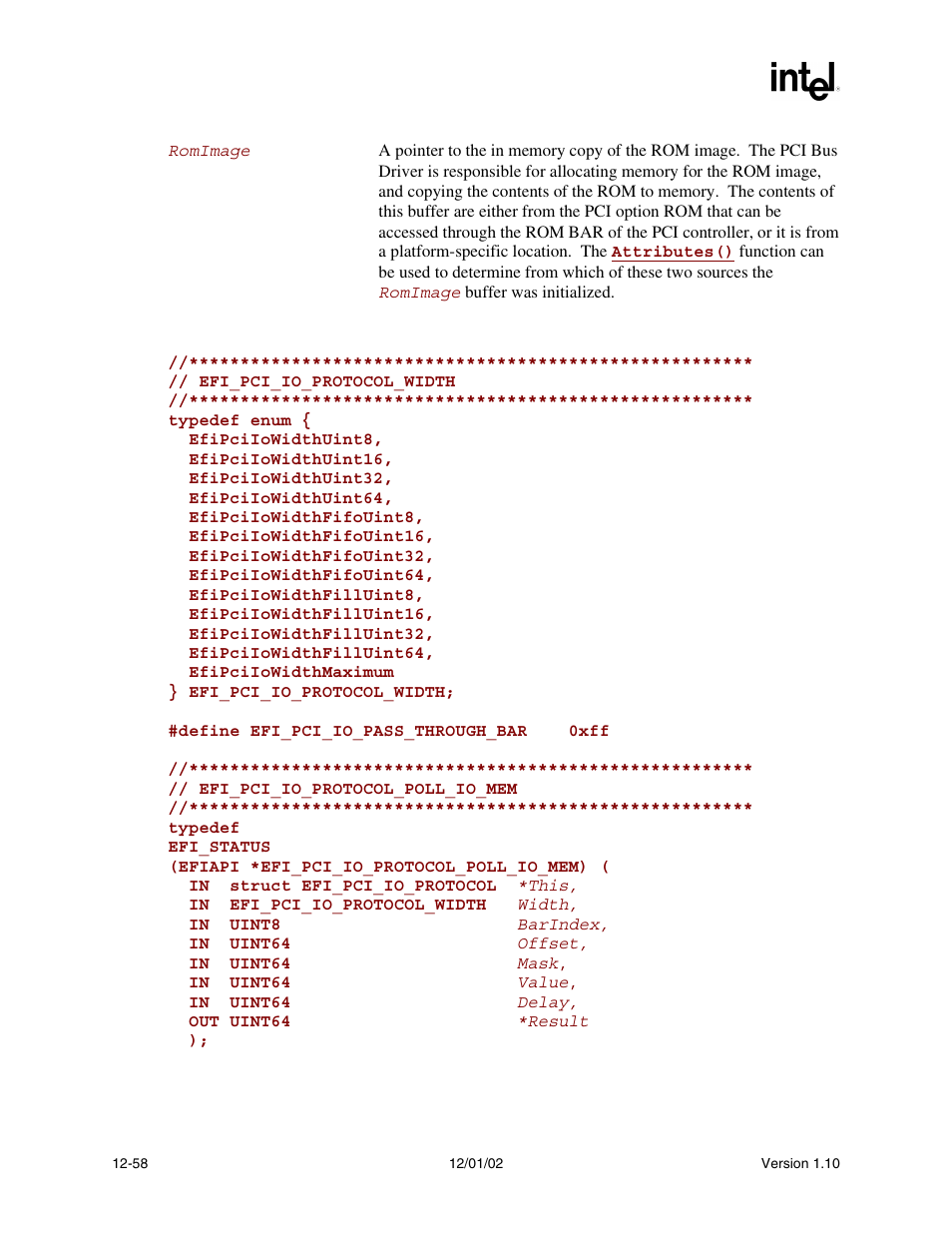 Related definitions | Intel Extensible Firmware Interface User Manual | Page 476 / 1084