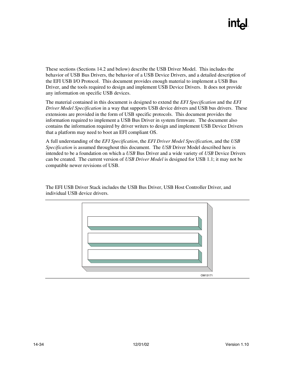 2 usb driver model, 1 scope, 2 usb driver model overview | Intel Extensible Firmware Interface User Manual | Page 574 / 1084