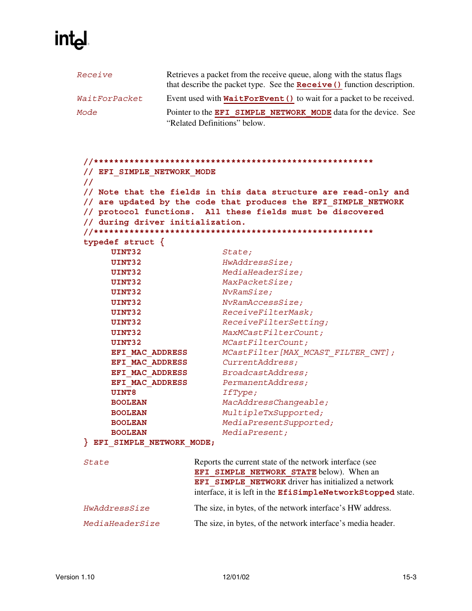 Intel Extensible Firmware Interface User Manual | Page 609 / 1084