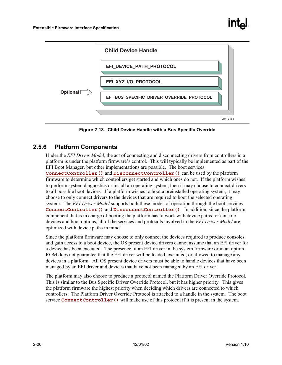 6 platform components | Intel Extensible Firmware Interface User Manual | Page 66 / 1084