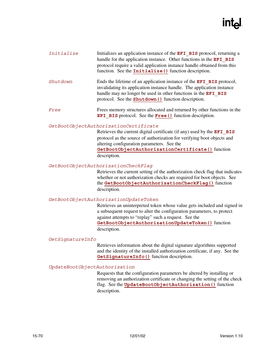 Intel Extensible Firmware Interface User Manual | Page 676 / 1084