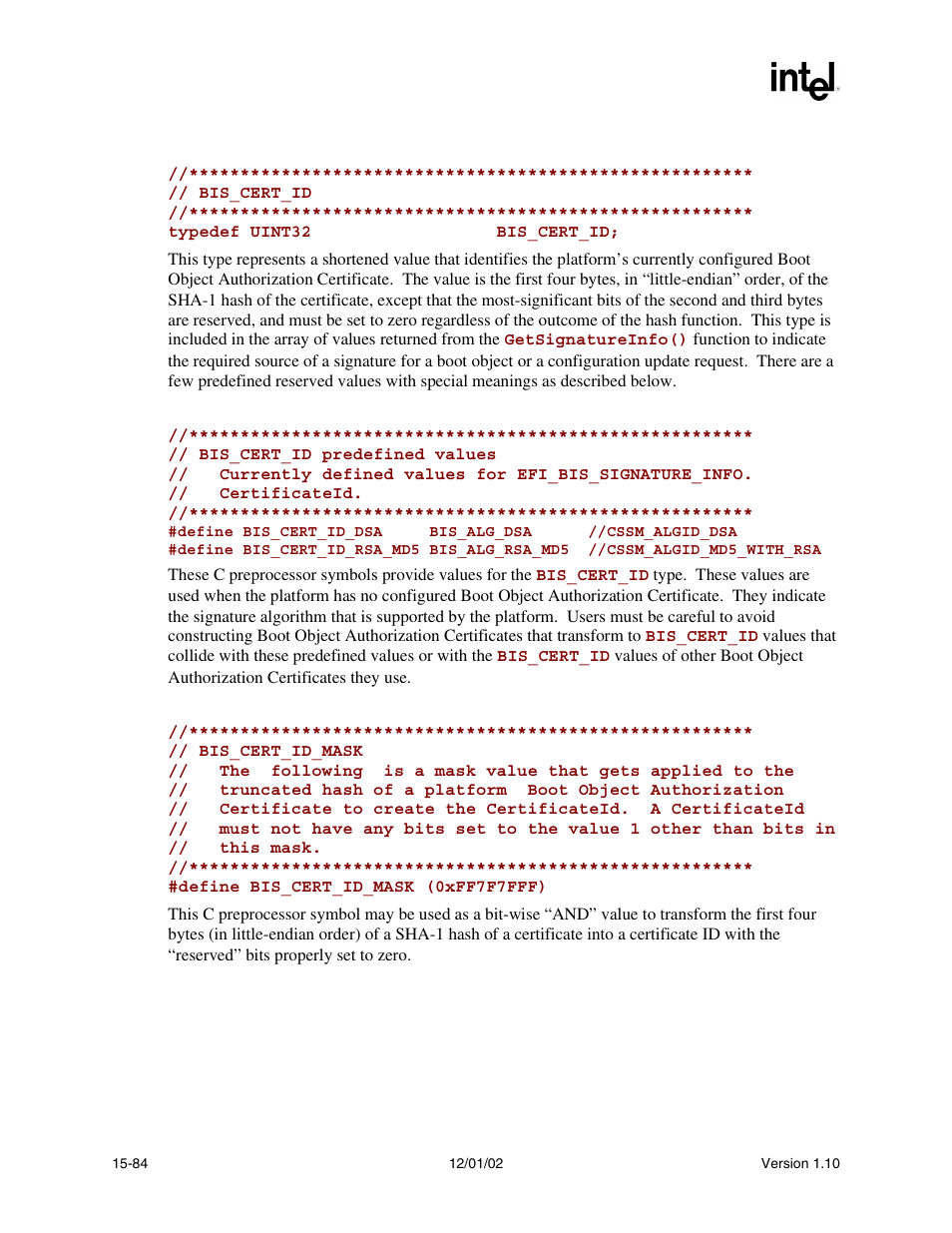 Intel Extensible Firmware Interface User Manual | Page 690 / 1084