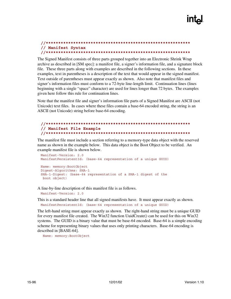 Related definitions | Intel Extensible Firmware Interface User Manual | Page 702 / 1084