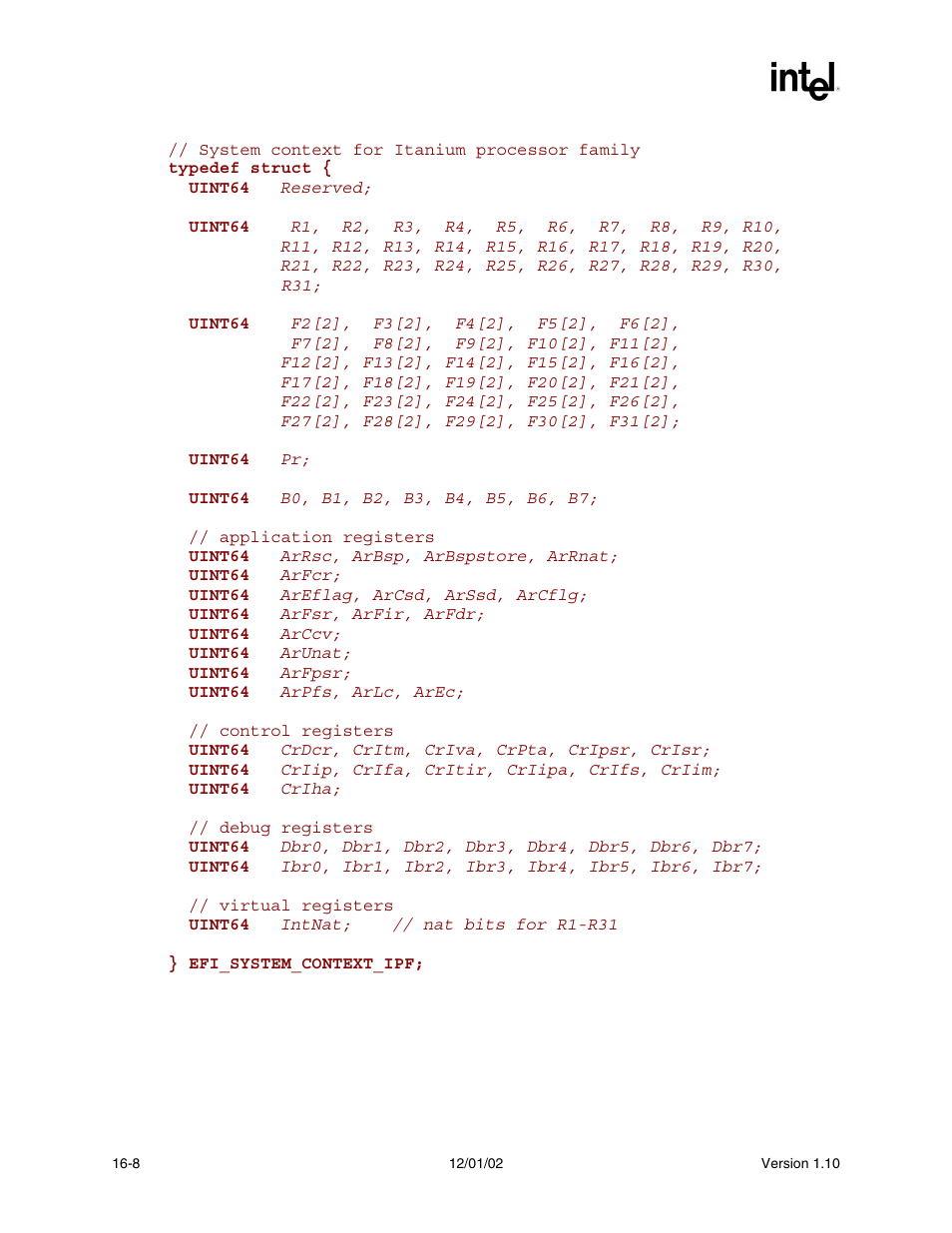 Intel Extensible Firmware Interface User Manual | Page 722 / 1084