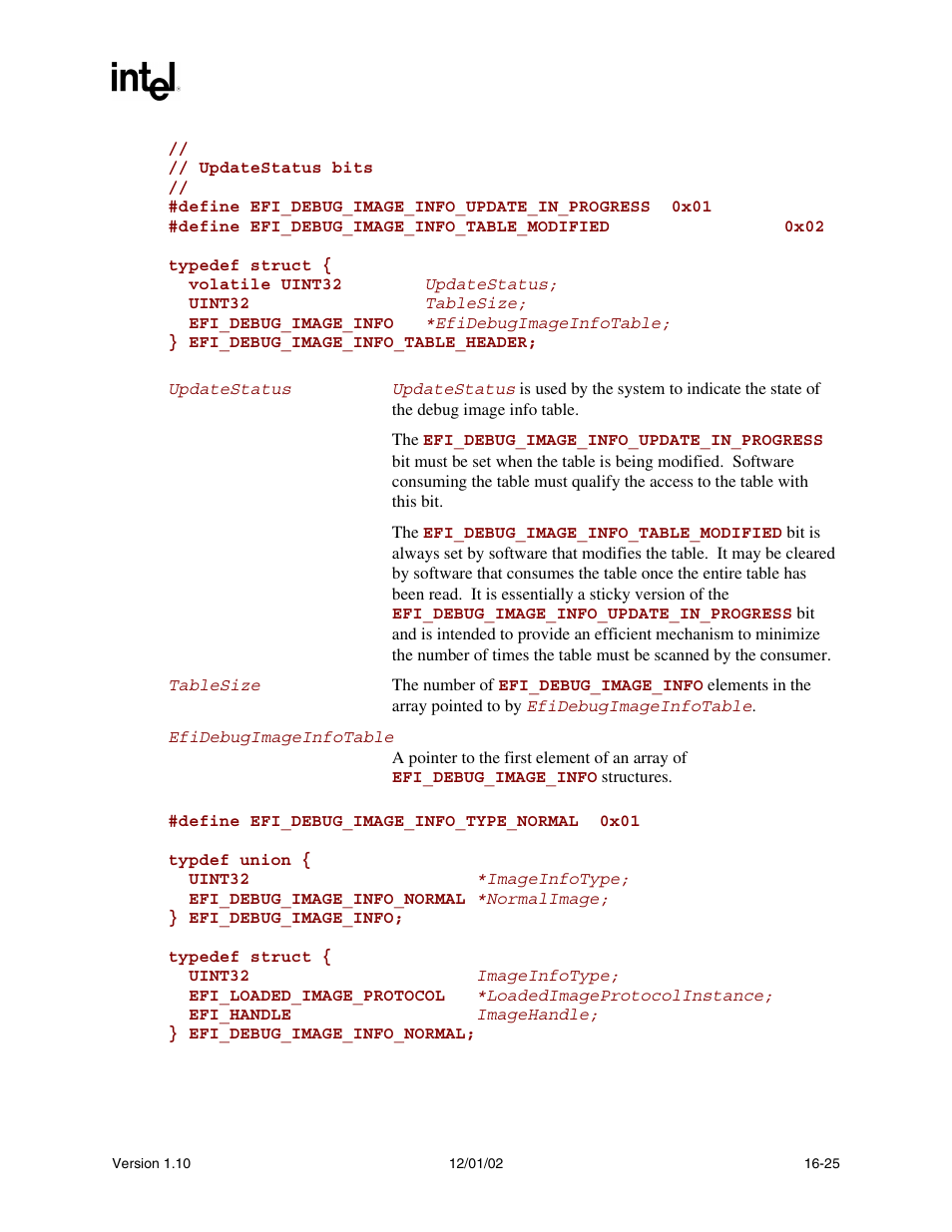 Intel Extensible Firmware Interface User Manual | Page 739 / 1084