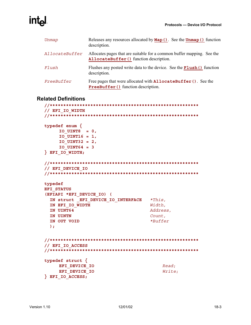 Intel Extensible Firmware Interface User Manual | Page 763 / 1084