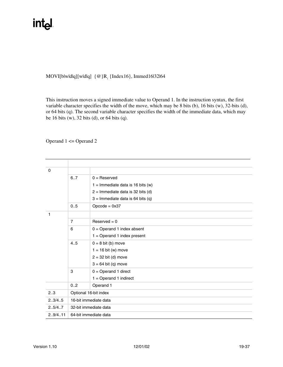 Movi, Movi syntax, Description | Operation | Intel Extensible Firmware Interface User Manual | Page 811 / 1084