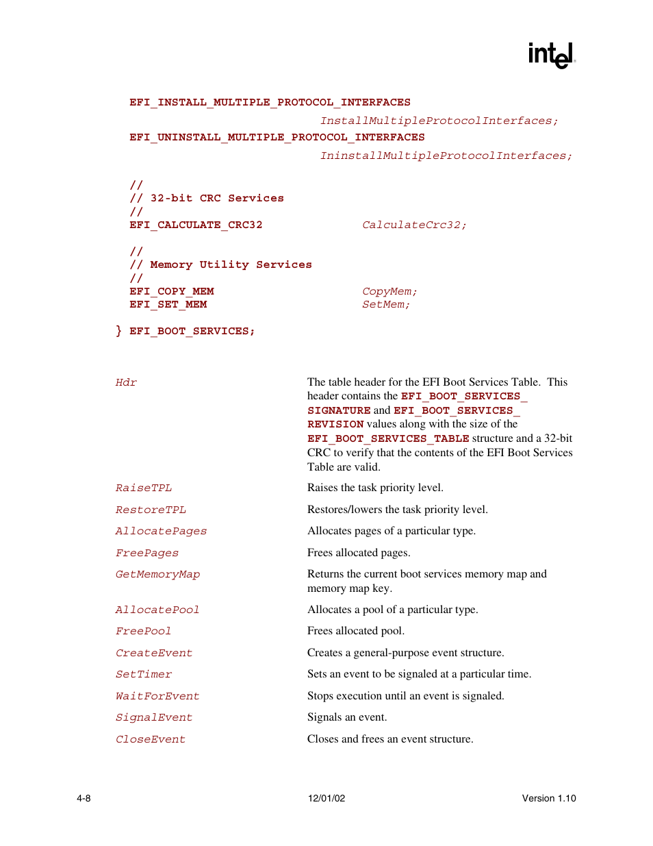 Intel Extensible Firmware Interface User Manual | Page 86 / 1084